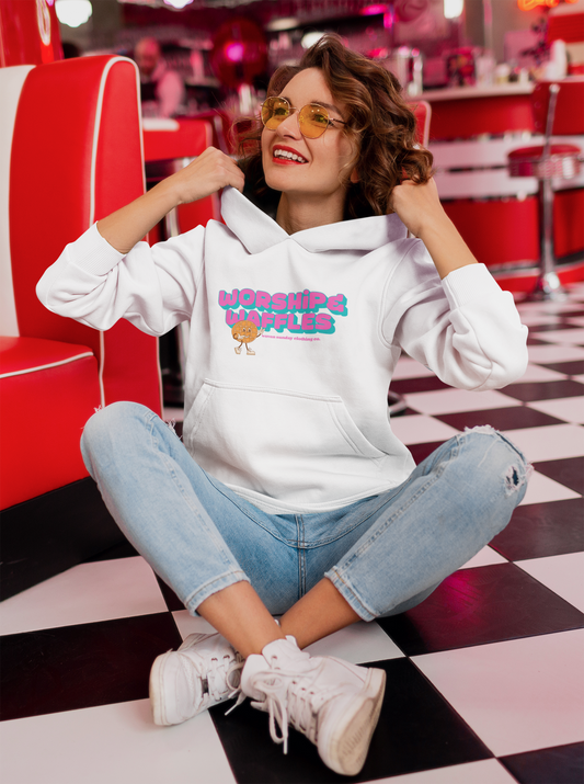 Confetti-Betty  Worship+Waffles Hearthside Hoodie