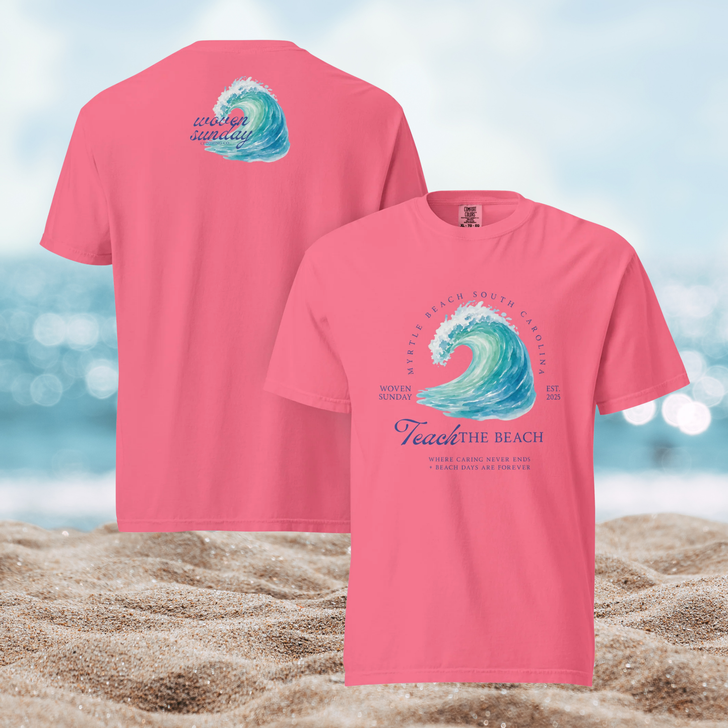 Teach the Beach Sunday Tee